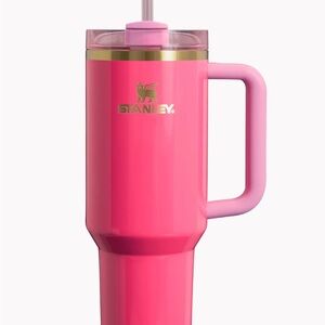 Stanley Cup hot pink and gold